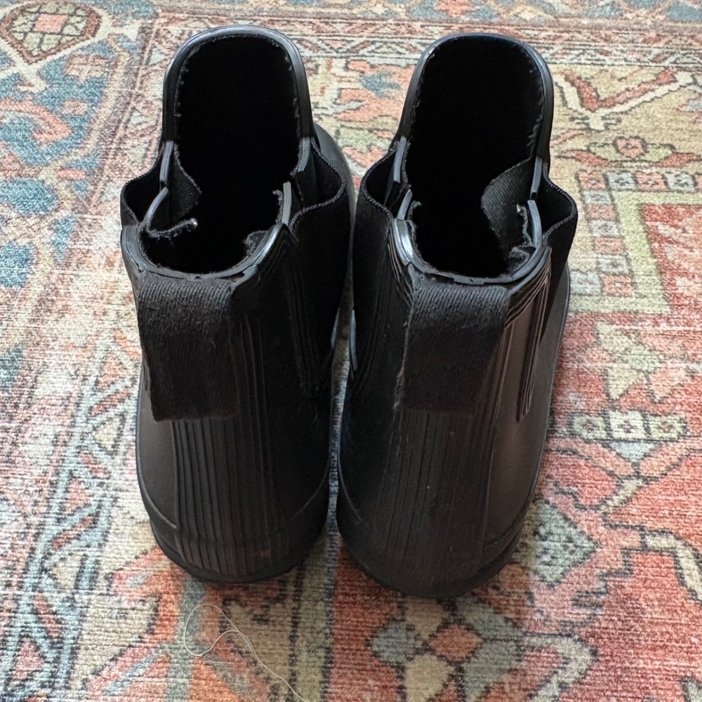 Hunter Original Chelsea Boots Womens Black Waterproof Rubber Rain Boots | Sz 8 - Picture 6 of 8